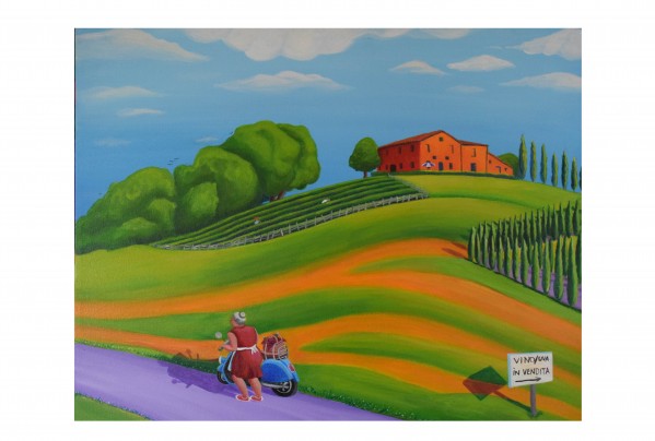 Vino In Vendita by Annette Gaffney